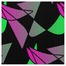 Abstraktes Stoffmuster Pink Grün Neon