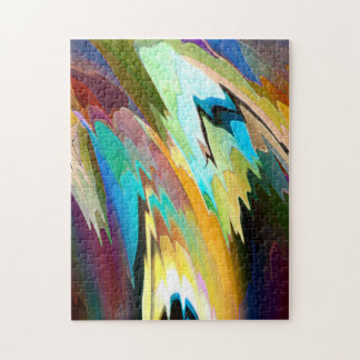 Abstraktfärgpussel Pussel