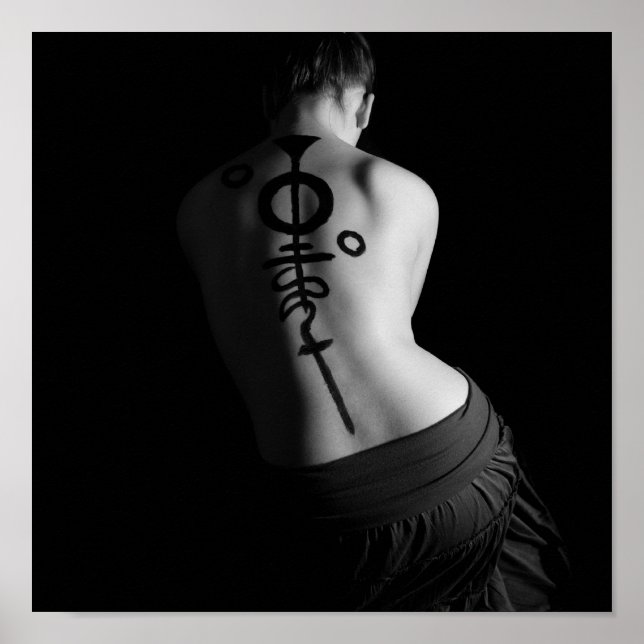 Abstraktion 001 poster (Framsidan)