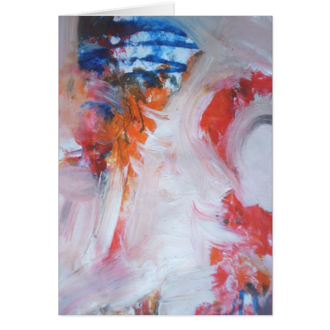 Abstraktion Hälsningskort (Framsidan)