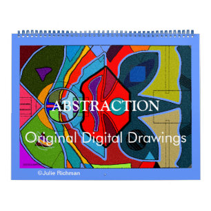 ABSTRAKTION Original digital Teckning-kalender Kalender