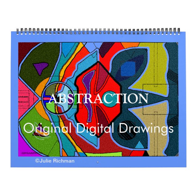 ABSTRAKTION Original digital Teckning-kalender Kalender (Omslag)