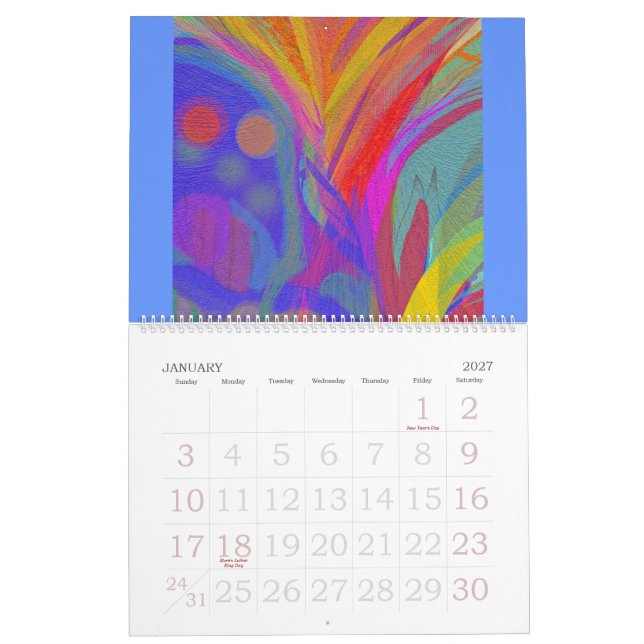 ABSTRAKTIONkalender Kalender (Jan 2027)