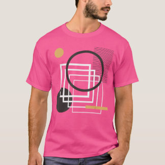 AbstraktModern konstdesign Kvinnor Män Abstrakt fl T Shirt