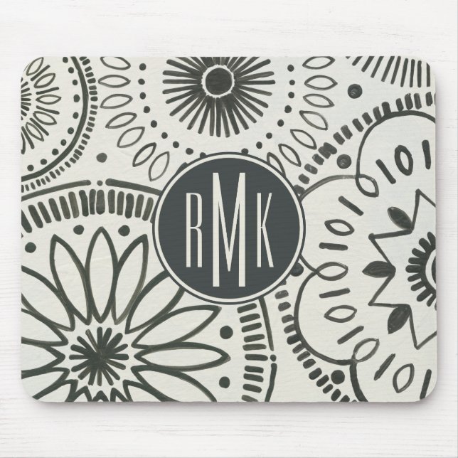 Abstraktmönster för Monogram | Kami Musmatta (Framsidan)
