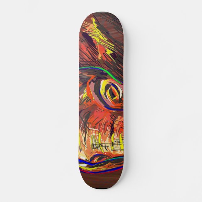 Abstraktögon Skateboard Bräda 21,5 Cm (Framsida)