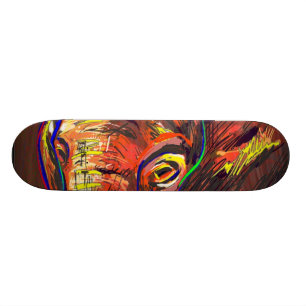 Abstraktögon Skateboard Bräda 21,5 Cm