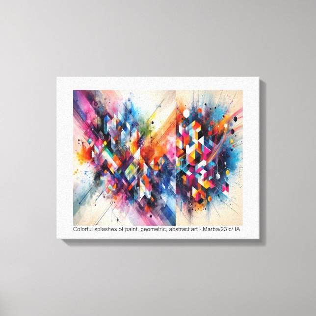 ABSTRATO - impressão em tela Canvastryck (Framsida)