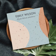 ABSTRCT CERAMIC  RUST GRÅTT EARRING VISNING