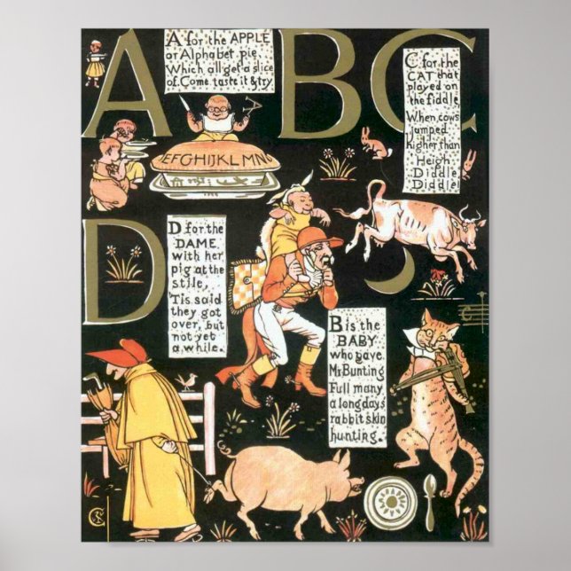 Absurd ABCD Poster (Framsidan)