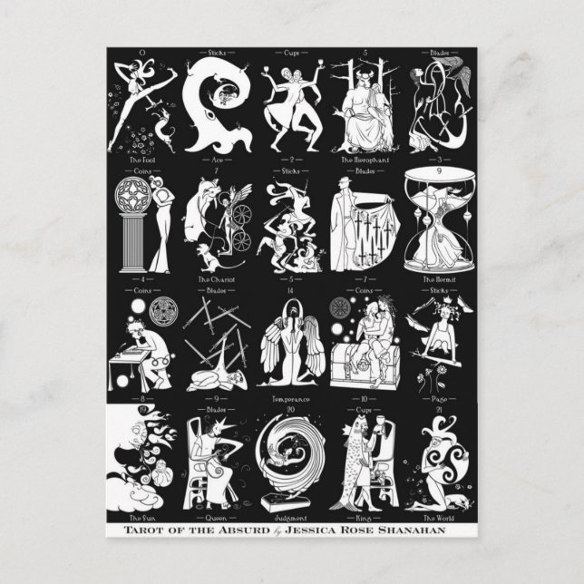 Absurd-kurva - Postkort Vykort (Framsida)