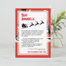 Absurdist Dada Brev från Santa