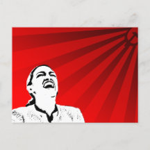 Absurt vykort för politiskt meddelande