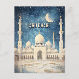 Abu Dhabi Förenade Arabemiraten vykort