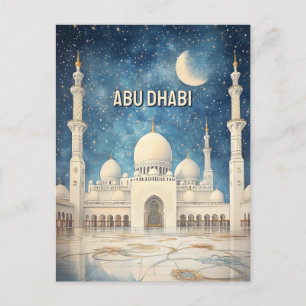 Abu Dhabi Förenade Arabemiraten vykort
