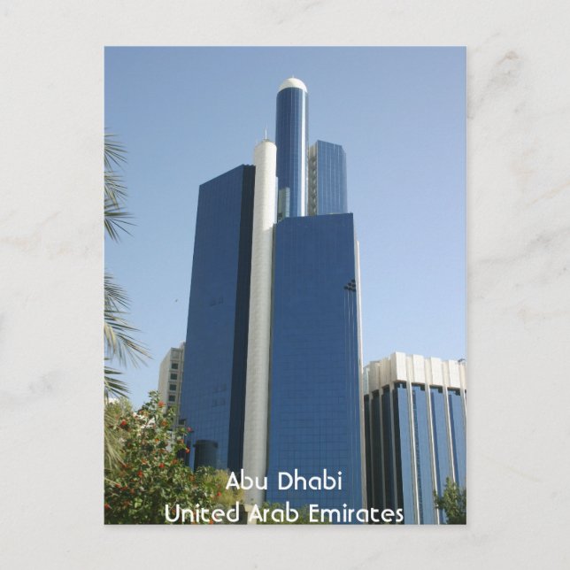 Abu Dhabi Förenade Arabemiraten Vykort (Framsida)