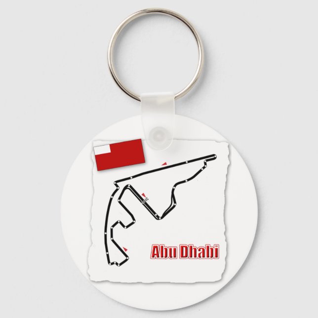 Abu Dhabi GP Circuit Nyckelring (Framsida)