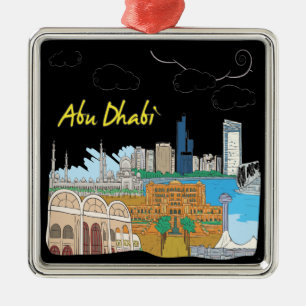 Abu Dhabi Julgransprydnad Metall
