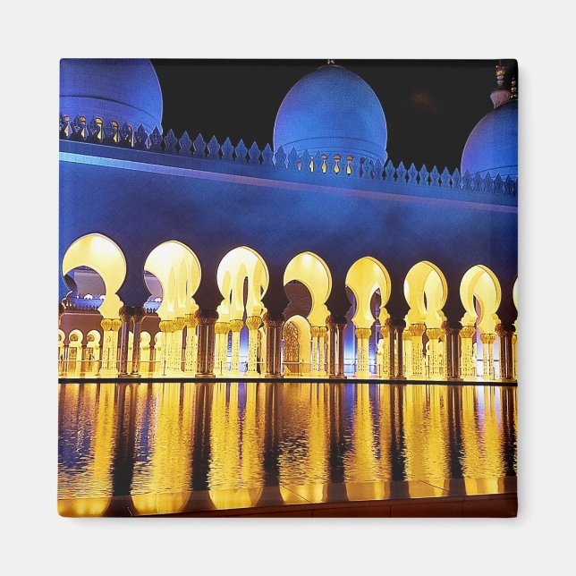 Abu Dhabi Mosk Magnet (Framsidan)