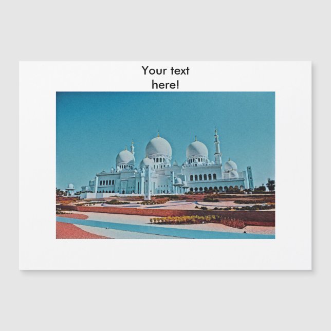 Abu Dhabi moskémålning (Framsida)