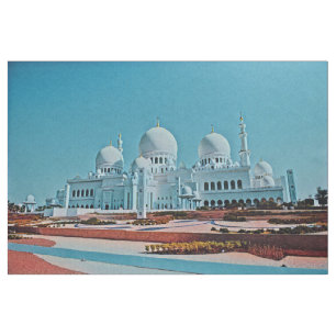 Abu Dhabi moskémålning Tyg