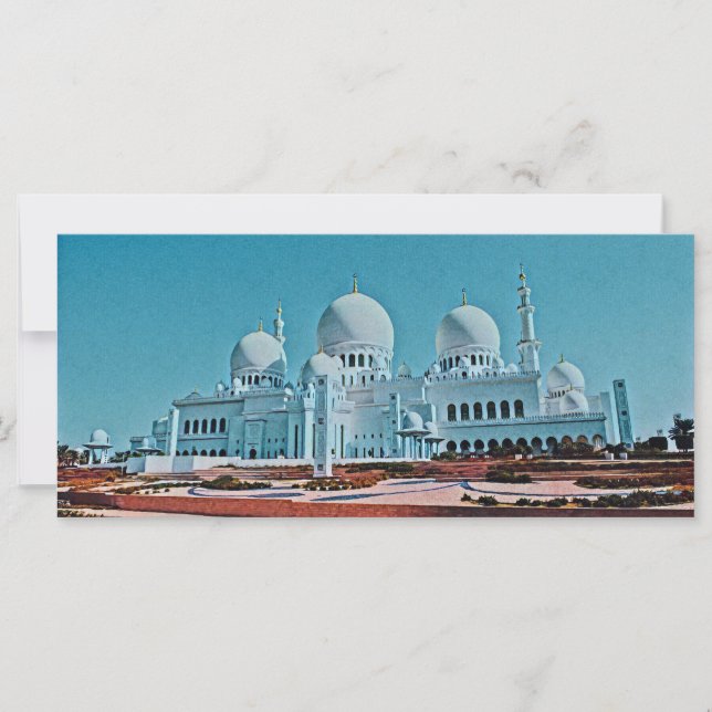 Abu Dhabi Mosque-målning (Framsida)