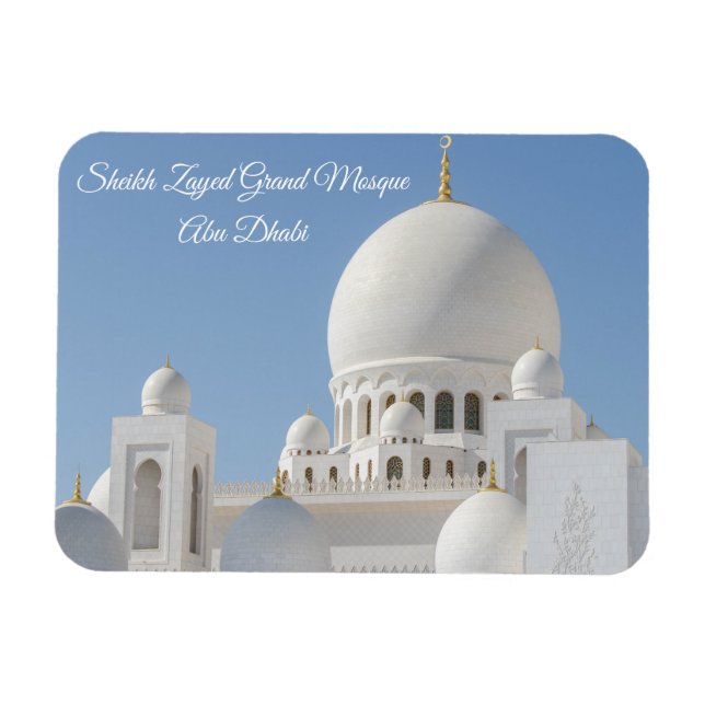 Abu Dhabi | Sheik Zayed Grand Mosque Magnet (Horisontell)