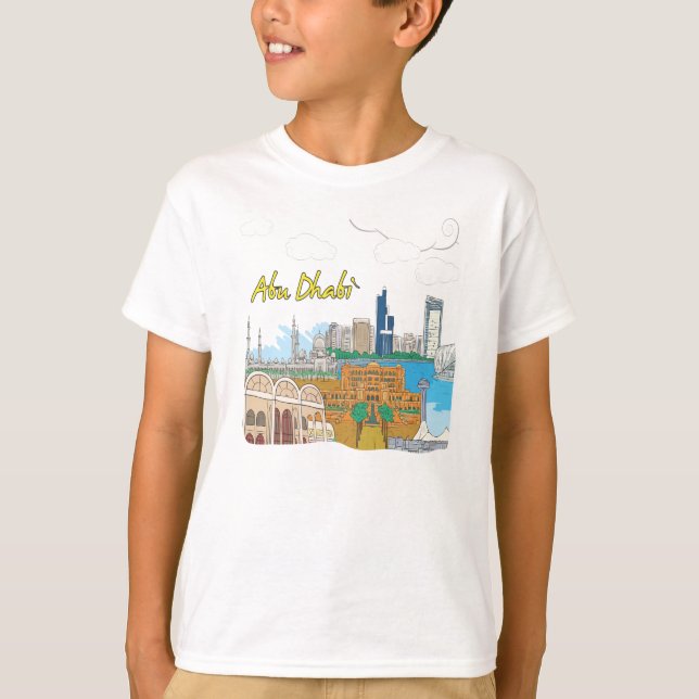 Abu Dhabi T-shirt (Framsida)