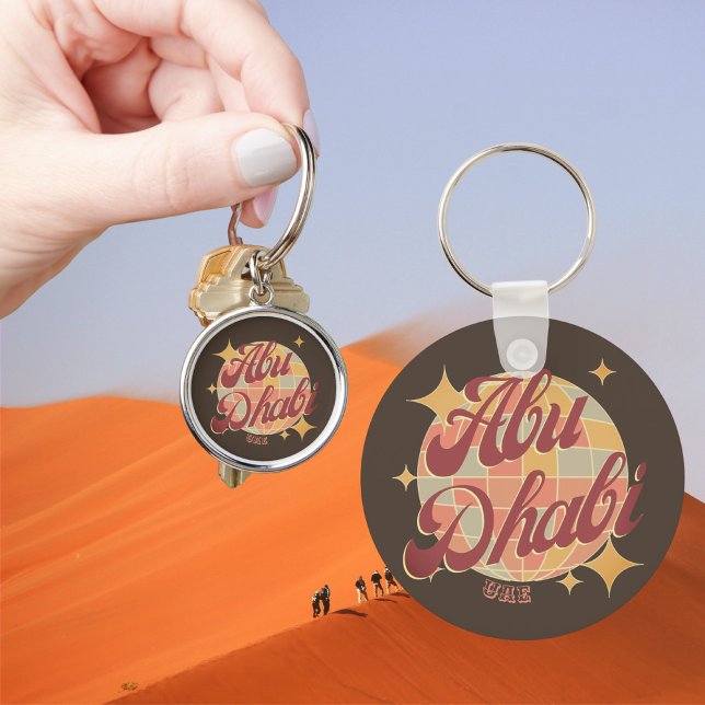 Abu Dhabi UAE-accessoriska gåva souvenir Nyckelring (Skapare uppladdad)
