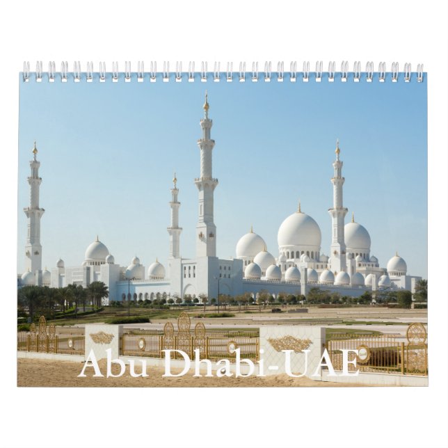 Abu Dhabi-UAE Calendar Kalender (Omslag)