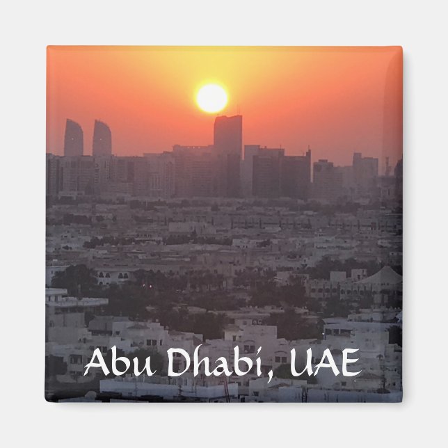 Abu Dhabi UAE Magnet (Framsidan)