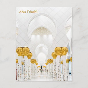 Abu Dhabi Vintage Resor Turism Annons Kort