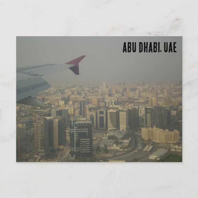 Abu Dhabi vykort - Förenade Arabemiraten (Framsida)