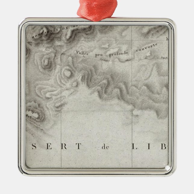 Abu Mina, egypten Julgransprydnad Metall (Framsidan)