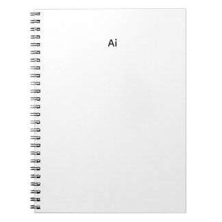 Abu Silk AI-logotyp Cybernetisk Spiralanteckningsb Anteckningsbok