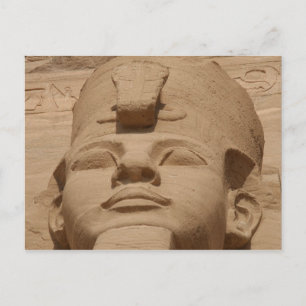 abu simbel ansikte vykort