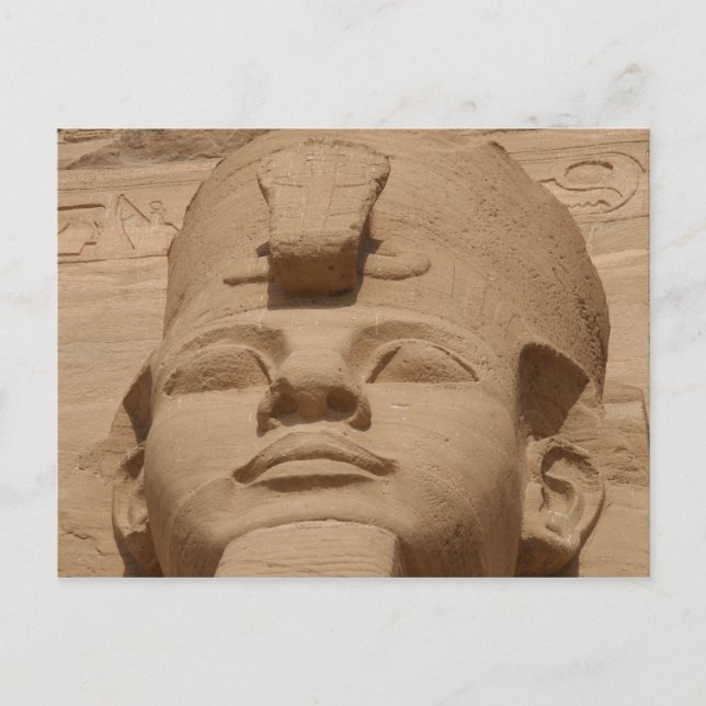 abu simbel ansikte vykort (Framsida)