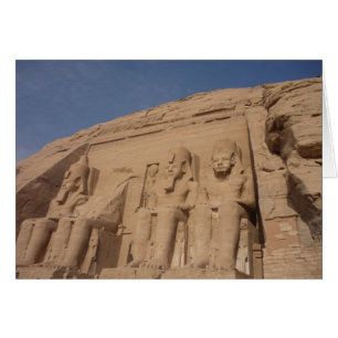 abu simbel egypten hälsningskort