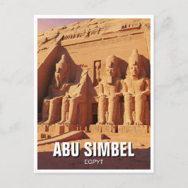 Abu Simbel Egypten Travel Vykort
