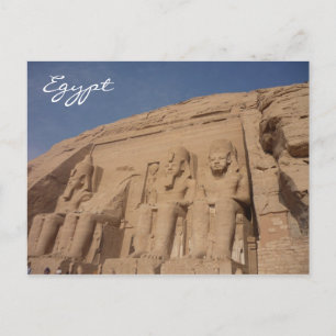 abu simbel egypten vykort