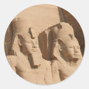 abu simbel kung runt klistermärke