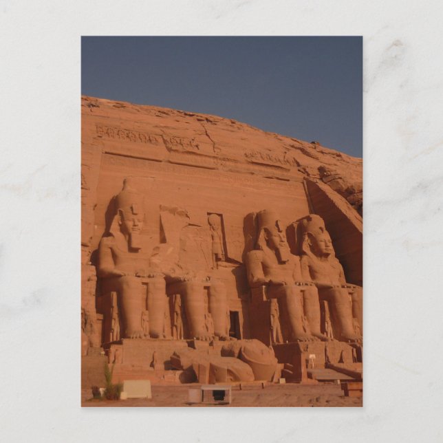 abu simbel kungar vykort (Framsida)