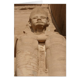abu simbel sten hälsningskort