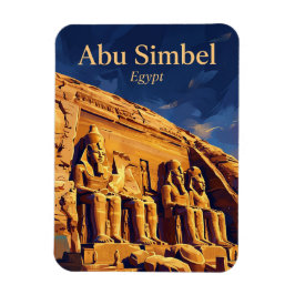 Abu Simbel-templen Egypten Magnet