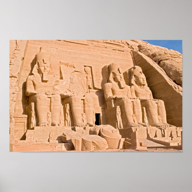 Abu Simbels Underbara tema - Ramses II - Egyptenen Poster (Framsidan)