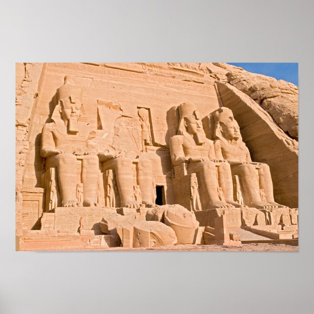 Abu Simbels Underbara tema - Ramses II - Egyptenen Poster (Framsidan)