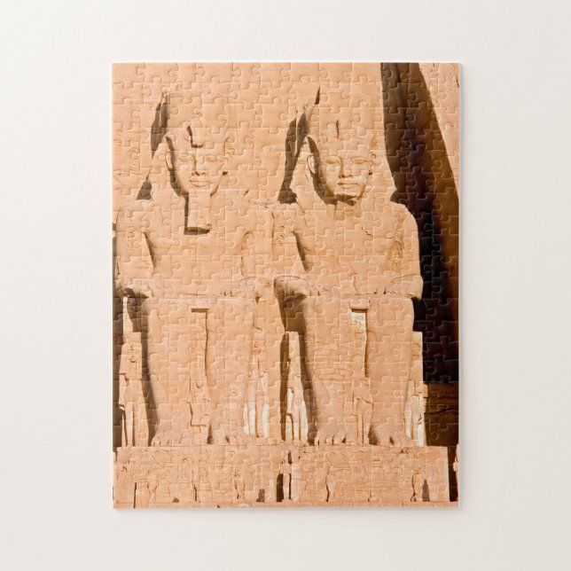 Abu Simbels Underbara tema - Ramses II - Egyptenen Pussel (Vertikal)