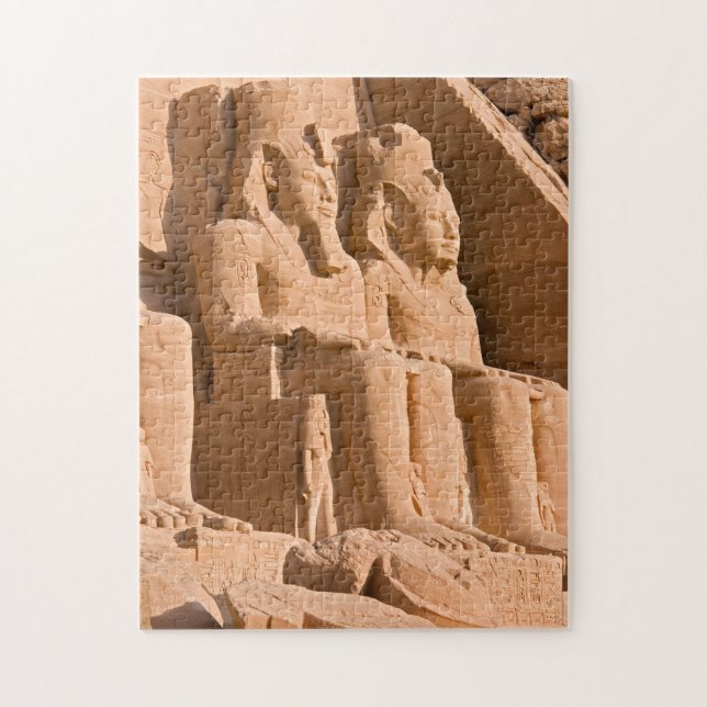 Abu Simbels Underbara tema - Ramses II - Egyptenen Pussel (Vertikal)