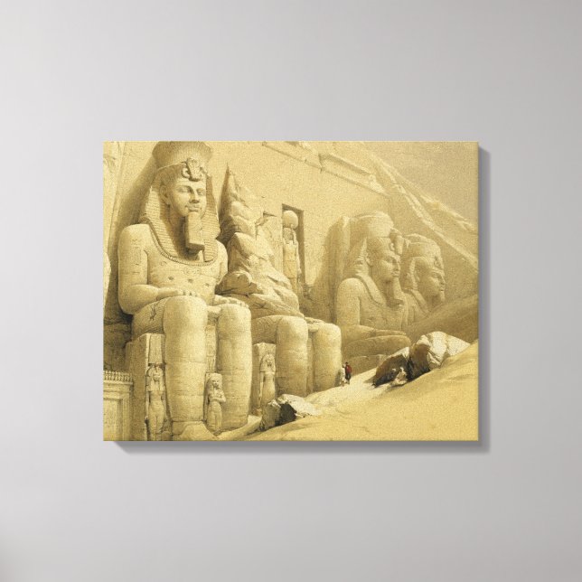 Abu Simbels Underbara tempel, Nubia, från "Egypten Canvastryck (Framsida)