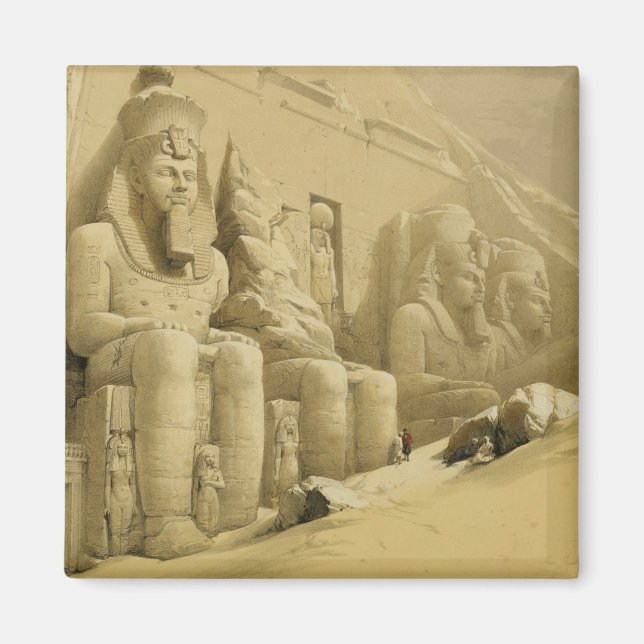 Abu Simbels Underbara tempel, Nubia, från "Egypten Magnet (Framsidan)